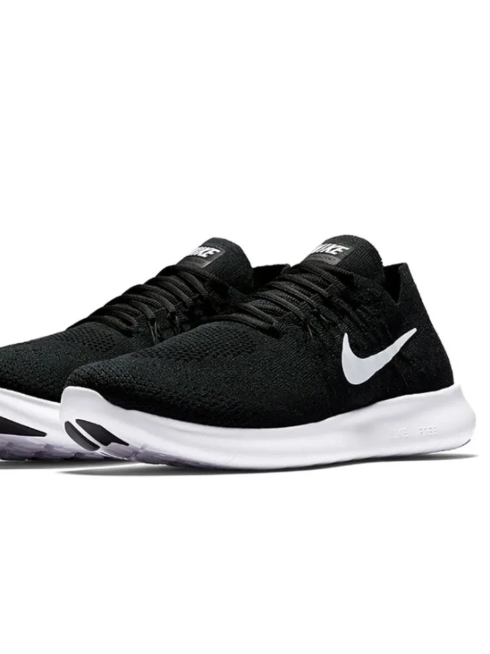 Nike Free RN Flyknit 2017 Men’s Size 10 US 44 EUR Black White 880843-001 NEW